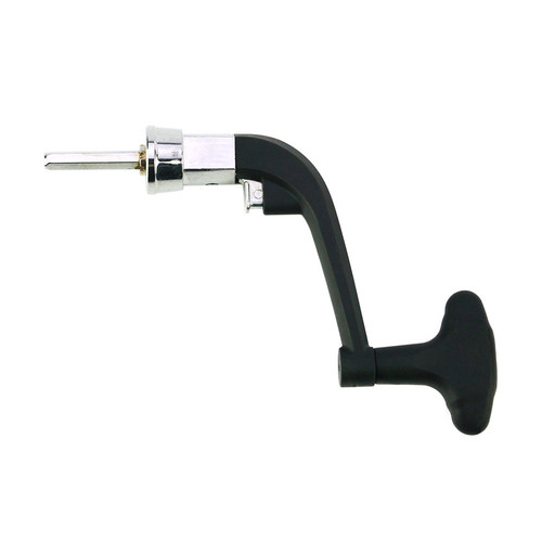 Large and medium-sized semi-metallic folding handle, black metal at the folding part, fishing rod arm