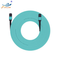 ETU-LINK 16芯MPO-MPO母头OM3多模光纤跳线 极性B  LSZH 1m