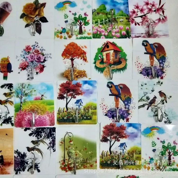 Бесследный липкий крючок, липкий крючок Jianghu, уличный киоск, хит продаж, липкий крючок без перфорации, клейкий настенный крючок для кухни, ванной комнаты