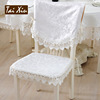 European -style embroidered lace dining table cloth cloth cloth coffee table cloth American rectangular white hollow cover table flag meal