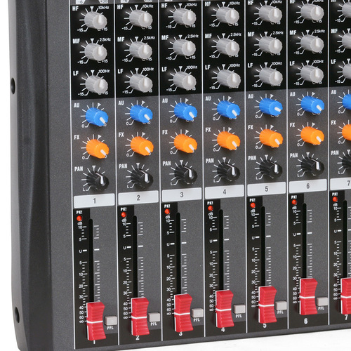 16-Channel Audio Mixer Stage Performance Karaoke with USB Bluetooth Reverb Effects and Monitor Professional 16-Channel Mixer