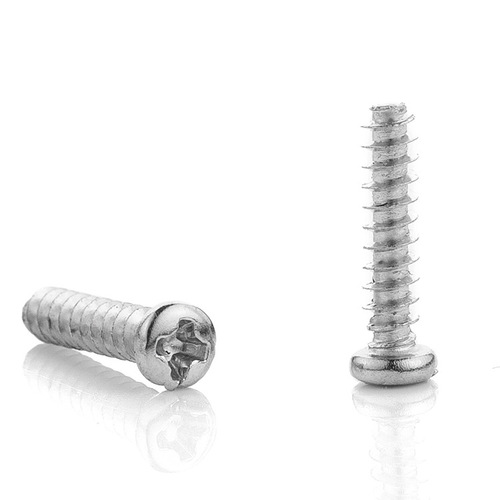 Wholesale PB galvanized cross head flat tail self-tapping screws, round head flat tail screw, M3|M4|M5 self-tapping screws