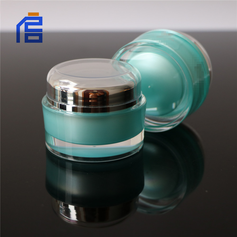 供应时尚亚克力塑料包装瓶 精美膏霜瓶 30克老圆瓶经典款化妆品瓶