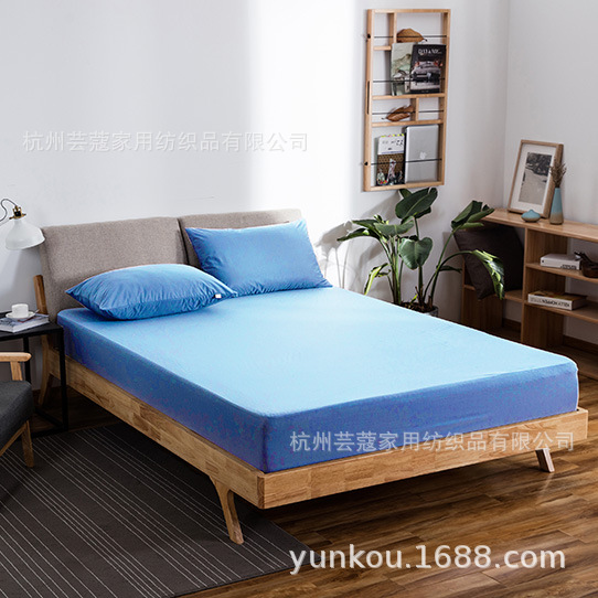 El Amazonas transfronterizo de punto impermeable sábana ajustable color sólido anti-ácaro de Comercio Exterior Hotel sábana ajustable Simmons colchón de protección