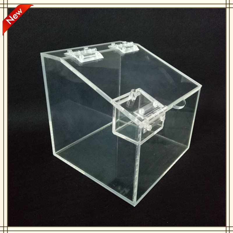 厂家直供亚克力带盖散装糖果盒有机玻璃超市散装坚果盒食品盒