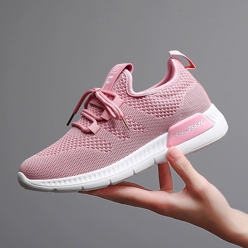 Прямые летние взрывы с фабрики, женская обувь, тканая сетчатая дышащая Спортивная обувь для бега, легкая и удобная Модная студенческая обувь