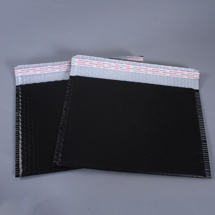 黑色镀铝膜气泡快递袋电商包装汽泡信封袋20*30气泡袋现货跨境销
