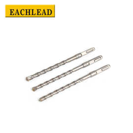 表面喷砂双槽 标准件冲击钻头方柄10X200 钻头开孔器电锤钻头