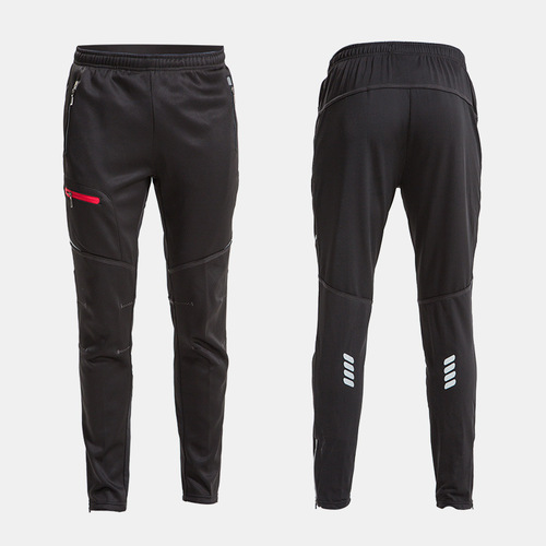 Long-sleeved cycling clothing suit for men and women, autumn and winter fleece thickened mountain bike riding pants, trousers, tops, sportswear