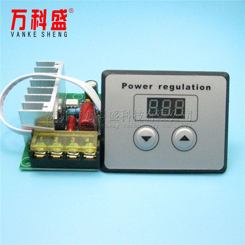 4000W 数控可控硅 功率 电子 数字调压器、调光、调速、调温