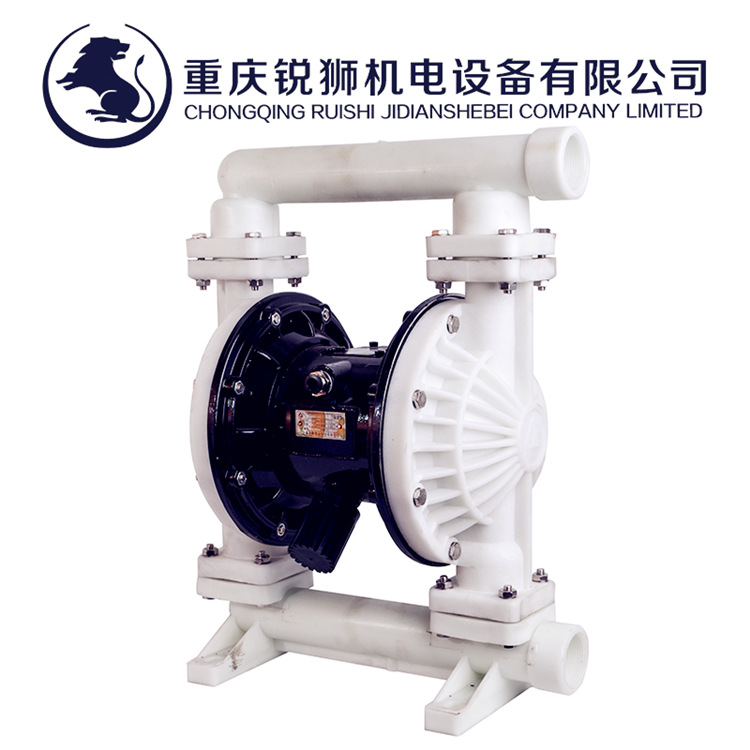QBY25工程塑料气动隔膜泵 耐腐蚀气动化工泵 PP材质隔膜泵往复泵8