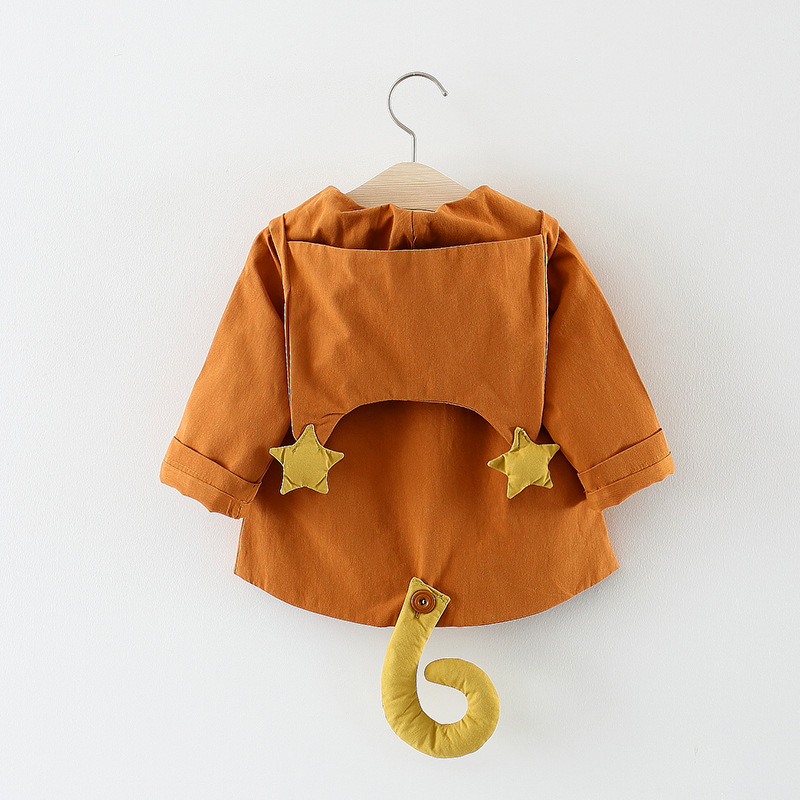 INS ropa de los niños al por mayor primavera y otoño nuevas niñas abrigo rompevientos personalizado bebé envío Q042