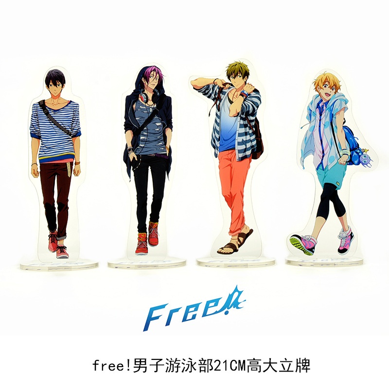 Seamless interlayer carved internal printing Free! Men's Swimming Department 3 Surrounding Humanoid Acrylic Brand Millet Shop Supply