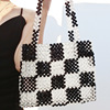 Brand woven diverse brainteaser with beads, bag, handmade, 2021 collection