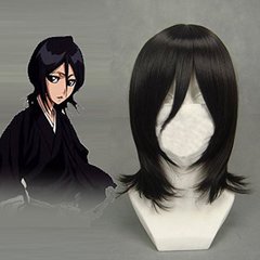 Black MSN wig, Sebastian Michaelis cosplay wig, Kuchiki Rukia cosplay wig, Bleach cosplay wig - Direct sale from the manufacturer