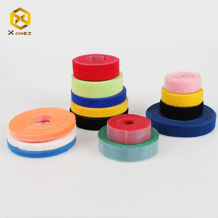 新品热销尼龙强粘魔术贴现货批发彩色耐高温背对背魔术贴厂家批发