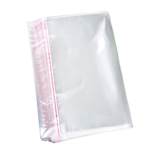 opp bag transparent plastic bag clothing packaging bag self-adhesive ziplock bag pe self-adhesive bag can be printed with LOGO