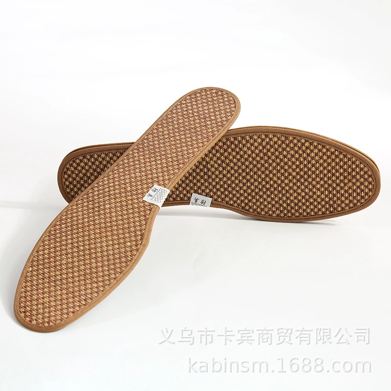Deodorized summer insoles, men's ultra thin cotton breathable deodorant for leather shoes, absorbs sweat and smell, for running