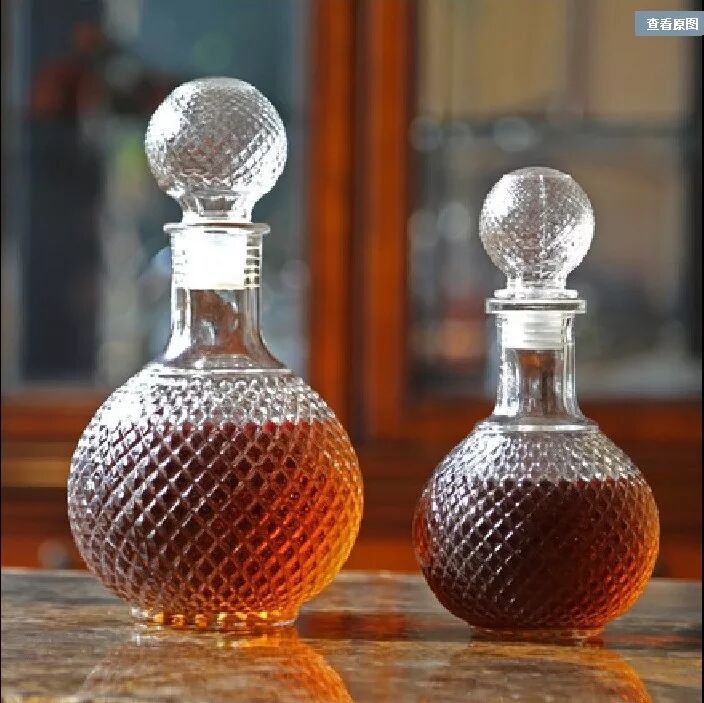 250ml500ml1000ml圆球红酒瓶葡萄酒瓶红酒瓶密封空酒瓶泡酒玻璃瓶