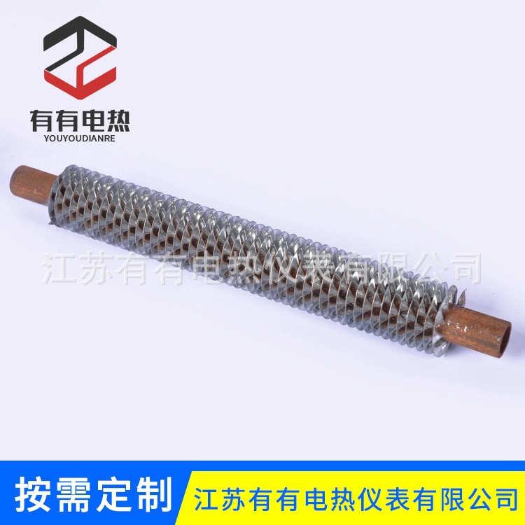 不锈钢翅片管换热器 散热片空气加热管加热棒  烘箱翅片散热器