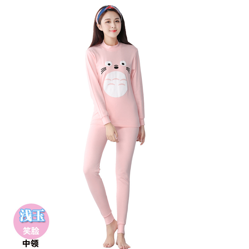 Fábrica al por mayor adolescentes medio y grandes Niños Niñas Ropa interior conjunto niñas otoño ropa pantalones largos ropa interior delgada conjunto