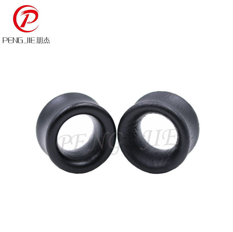 Pengjie negro madera hueco europeo y americano piercing joyería