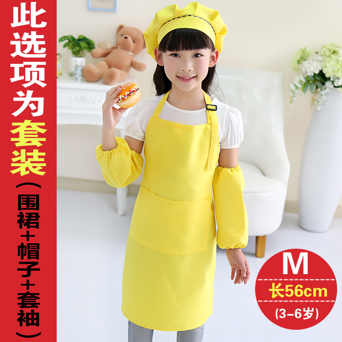 Delantal logotipo personalizado ropa de pintura para niños