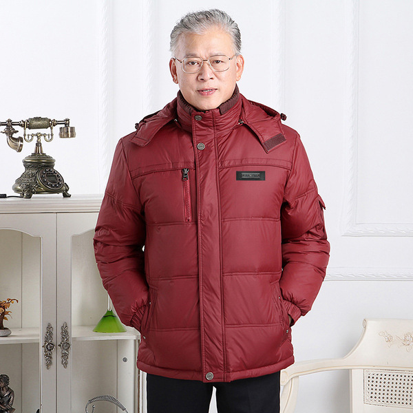 men's winter keep warm down jacket