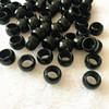 Acrylic black beads, 15mm, 1cm