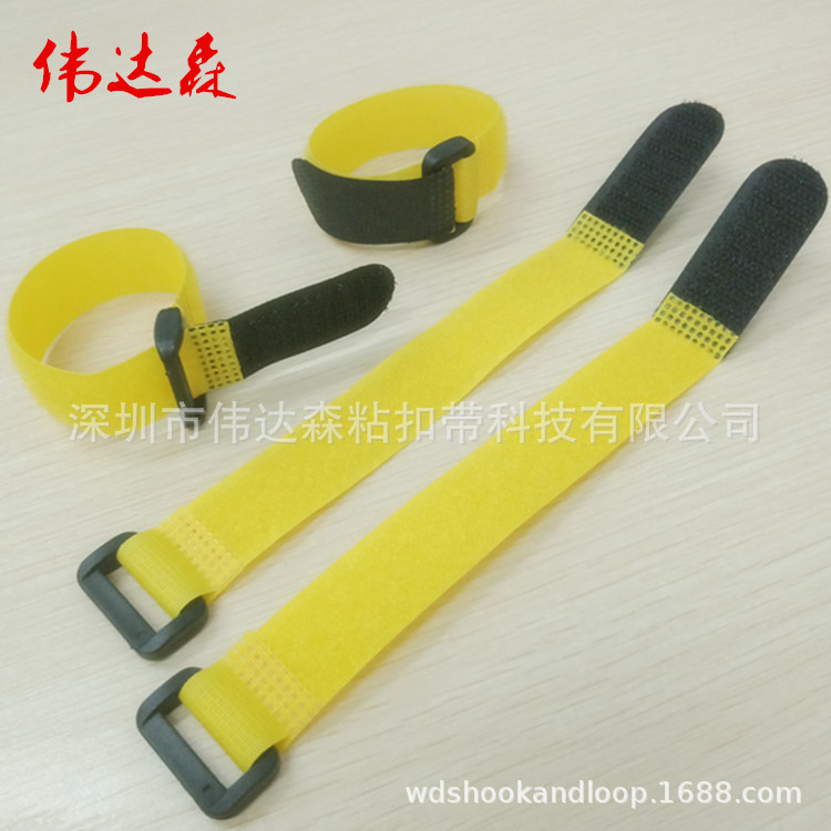 深圳厂家供应各种带扣尼龙魔术贴扎带绑带光纤线扎带反扣魔术贴