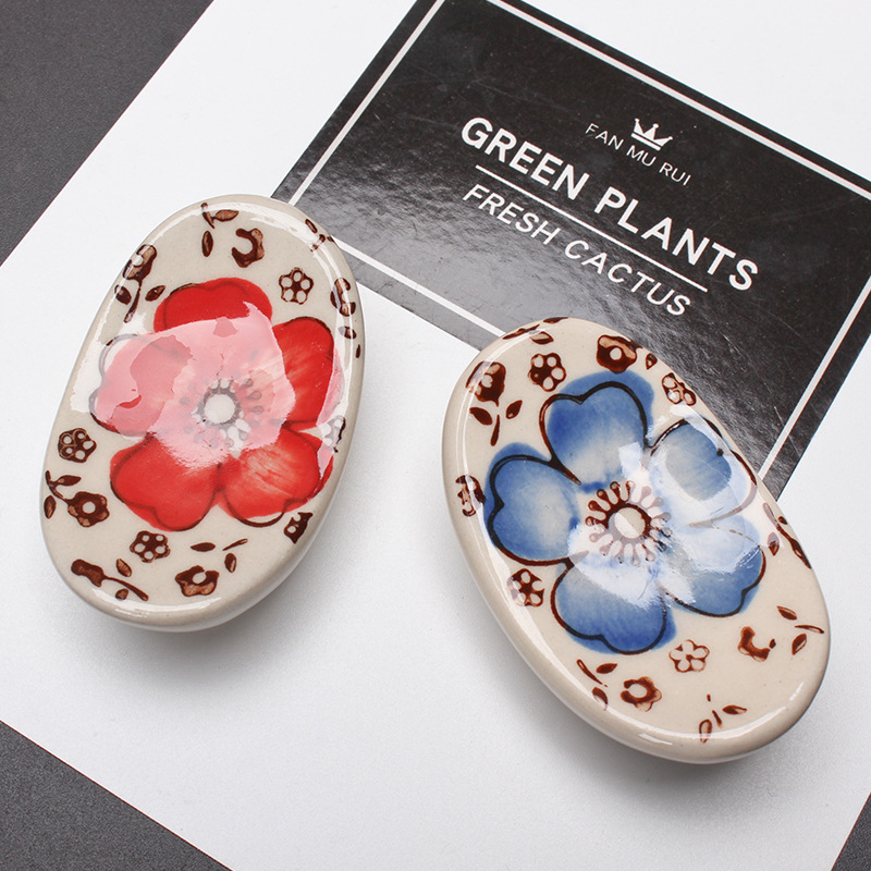 Japón estilo lingote palillos de cerámica soporte vajilla de cerámica