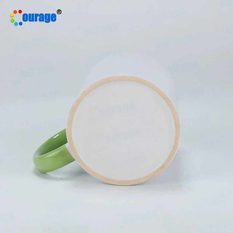 Kerri inside the color cup hot transfer cup wholesale white cup sublimation coating water cup Mark internal color to put the cup