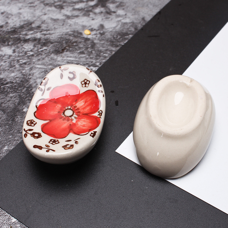 Japón estilo lingote palillos de cerámica soporte vajilla de cerámica