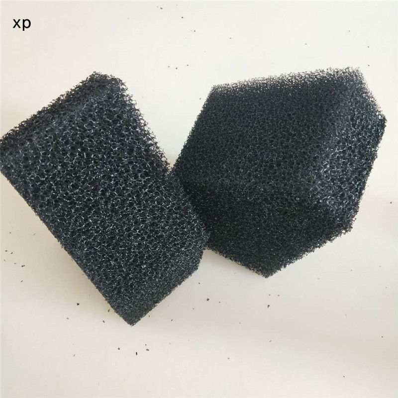 异形过滤海绵黑色网棉污水处理吸油消音过滤基材填充大孔爆破海绵