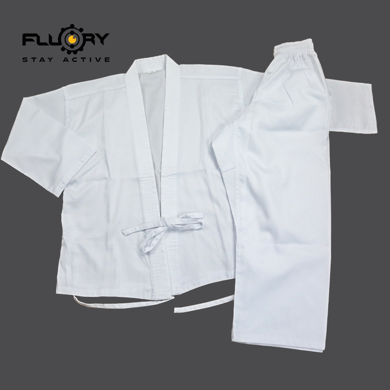 Fluory Professional Karate Uniforms for Adults, Men, Women and Kidsren, Pure Cotton Karate Training Uniforms and Competition Uniforms