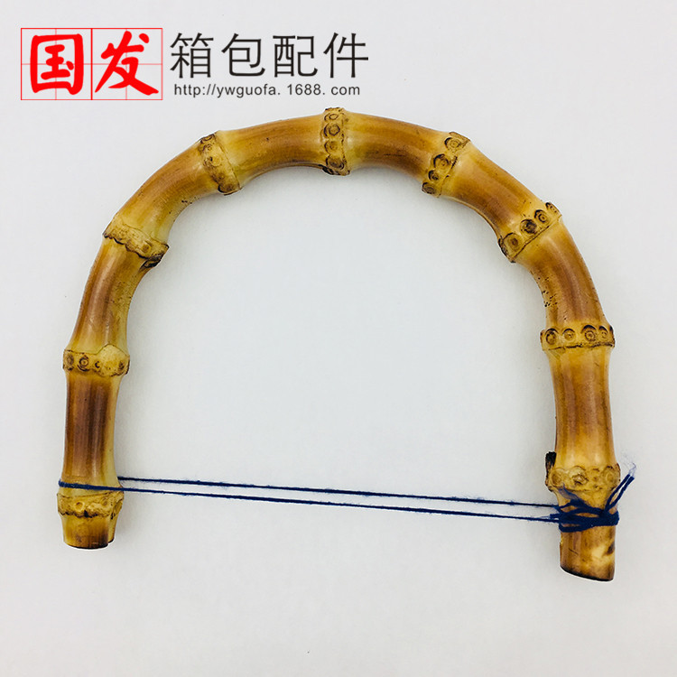 [agujero izquierdo y derecho] 15.5cm mano de bambú natural carbón quemado color de bambú bruto comercio exterior mano de bambú boutique