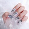 Fake nails for bride for manicure, nail stickers for nails, photography props, 24 pieces, wholesale