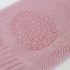 Dudu Bear Korean style infant and toddler socks children's knee pads and leggings dotted rubber sole thickened terry anti-slip socks