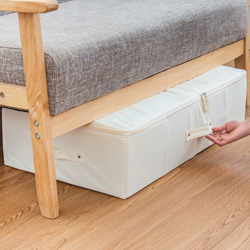 960D new fabric bed storage box household large Oxford cloth flat bottom clothing and quilt storage box
