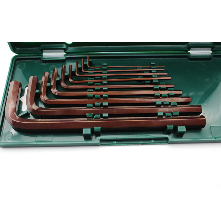 扳手工具柯朗加长特长平头内六角扳手  L型扳手 五金工具耐磨