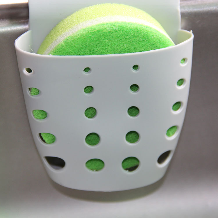 Suministros de cocina fregadero de almacenamiento de esponja drenaje bolsa colgante sillín de doble uso sundries drenaje cesta de almacenamiento rack