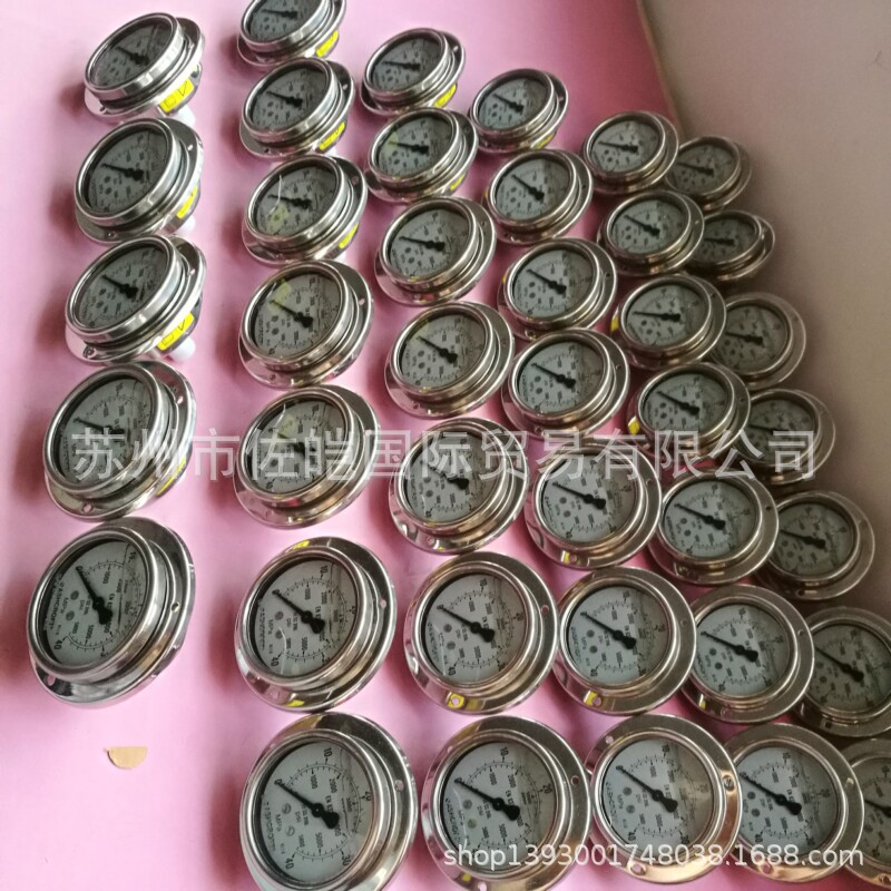 美国雅斯科ASHCROFT品牌原装油压表63-5008型防震液压压力表