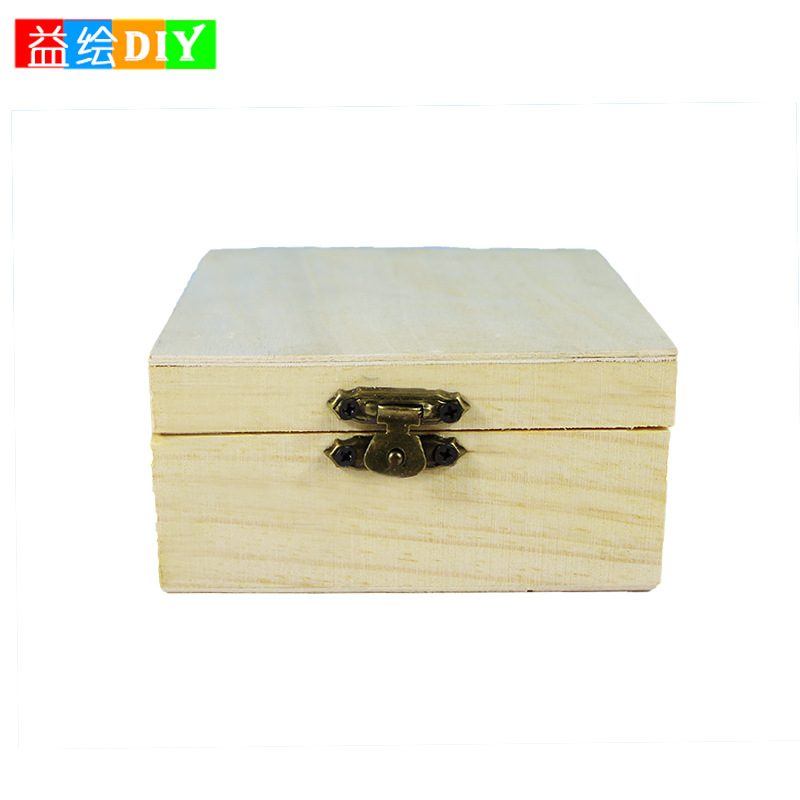 Los niños de madera hecha a mano DIY caja joyería creativa Ventas Directas la fábrica Infantil Educación Temprana juguetes educativos Venta caliente