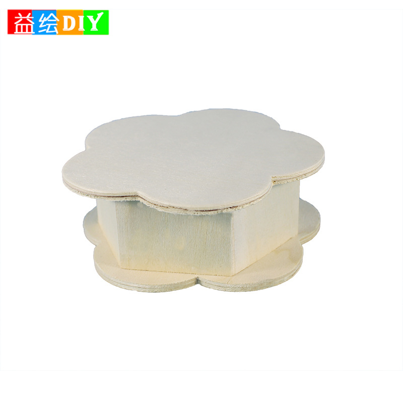 Los niños de madera hecha a mano DIY caja joyería creativa Ventas Directas la fábrica Infantil Educación Temprana juguetes educativos Venta caliente