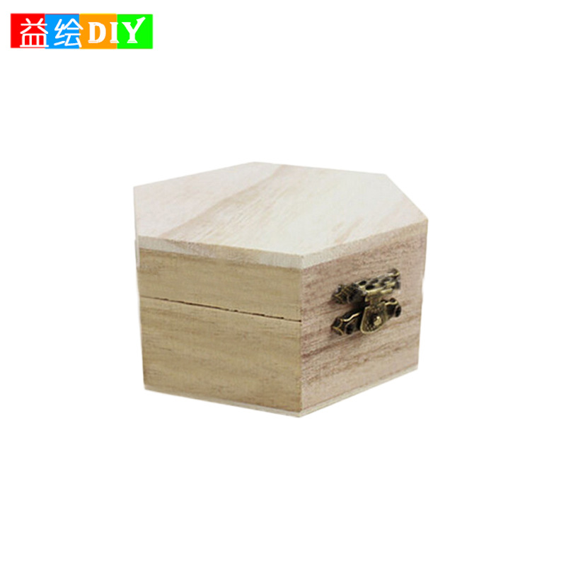 Los niños de madera hecha a mano DIY caja joyería creativa Ventas Directas la fábrica Infantil Educación Temprana juguetes educativos Venta caliente