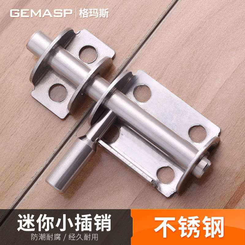 Утолщенная дверная защелка из нержавеющей стали, защитная дверь, деревянная дверь, открытый болт, защелка для унитаза, замок, дверная защелка