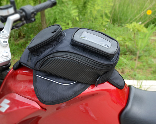 Cross-border motorcycle fuel tank bag strong magnet large capacity crossbody wear-resistant shoulder bag travel bag waterproof navigation bag