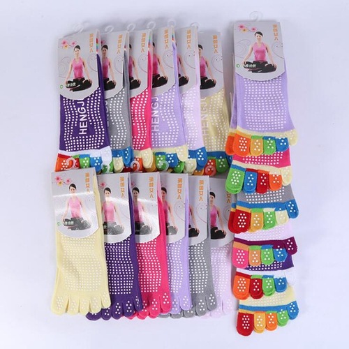 Yoga socks, open toe women's massage yoga toe socks, sports toe socks