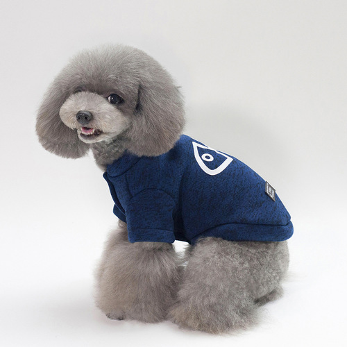 New pet clothes, new casual style fishbone sweatshirts, autumn and winter dog clothes, cross-border dog supplies