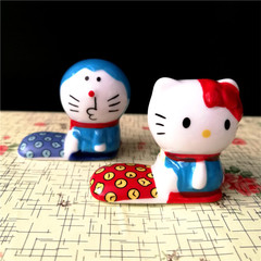 Japanese-style ceramic cat chopstick holder Doraemon cute cartoon chopstick cushion KT cat home chopstick stand Tin Tin cat chopstick rack